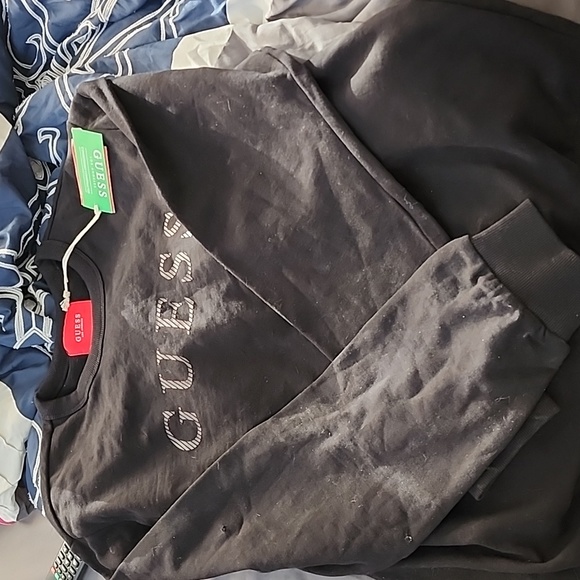 Black guess crew neck sweater - Picture 2 of 4